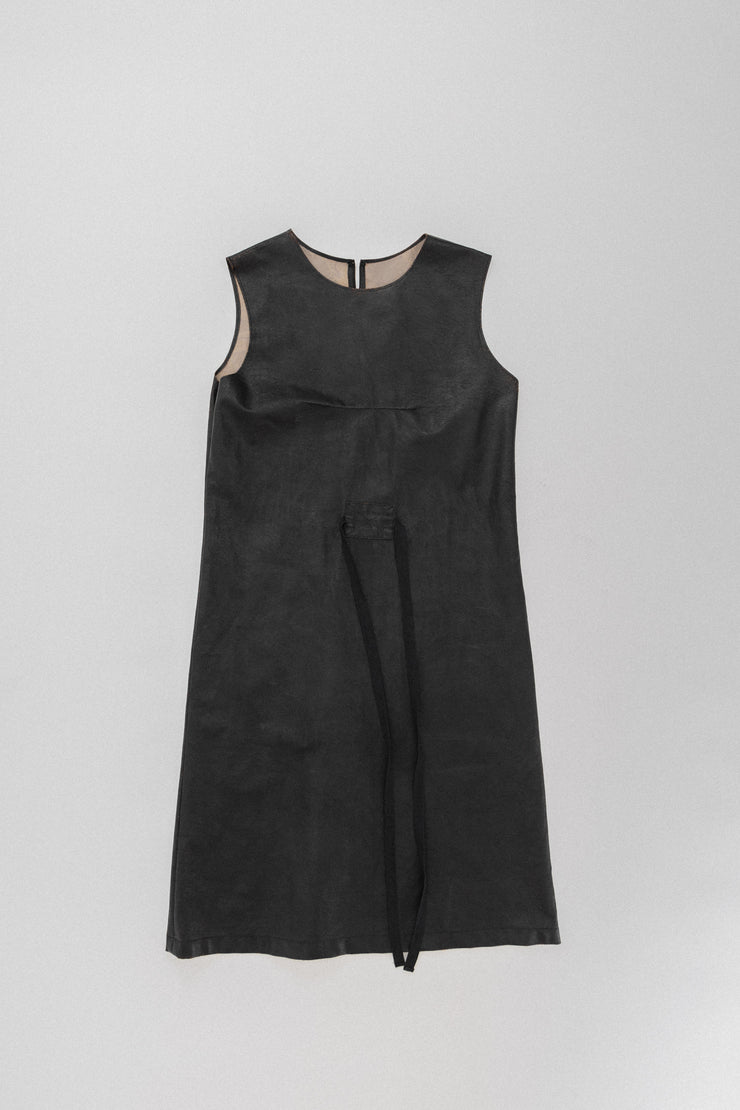 MARTIN MARGIELA - Line 6 Leather dress (90&