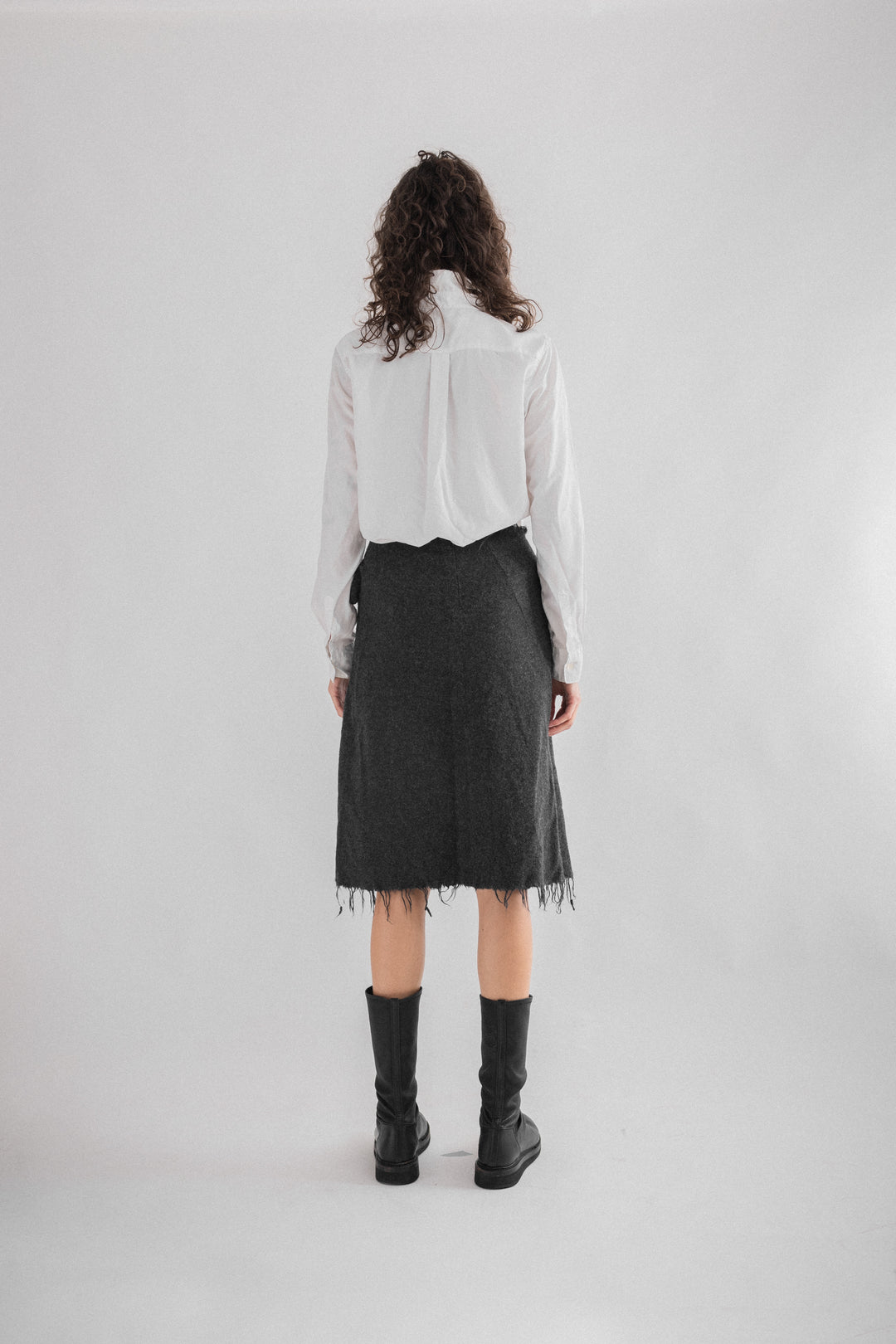 JUNYA WATANABE 　グレー 　スカート S ジュンヤワタナベ コムデギャルソン 変形スカート グレー M スカート