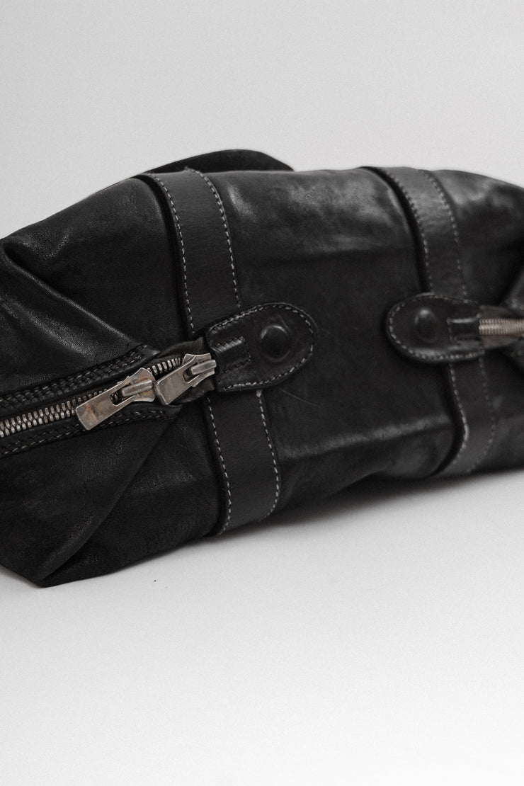 GUIDI - Horse leather zipped doctor bag