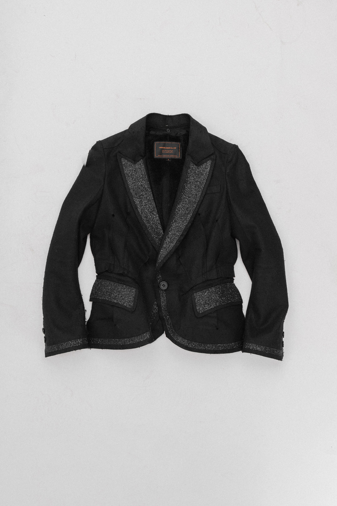 UNDERCOVER - FW05 « Arts and Crafts » Slashed glitter jacket (runway) – L 'OBSCUR