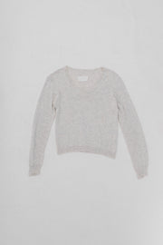 MARTIN MARGIELA - White label collar cut wool knit (early 2000’s)