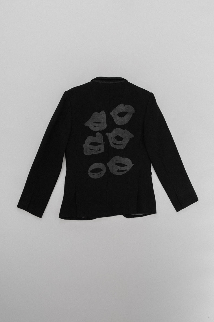 COMME DES GARCONS - FW00 "Hard and forceful" Lip cutout jacket