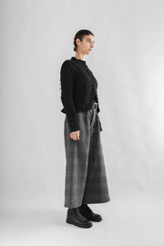 YOHJI YAMAMOTO - FW06 Asymmetrical plaid wool pants (runway)