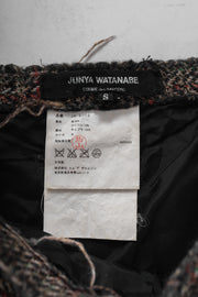 JUNYA WATANABE - FW03 Distressed tartan bow skirt (runway)
