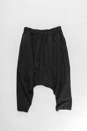 YOHJI YAMAMOTO - AW18 BLACK SCANDAL Sarouel pants