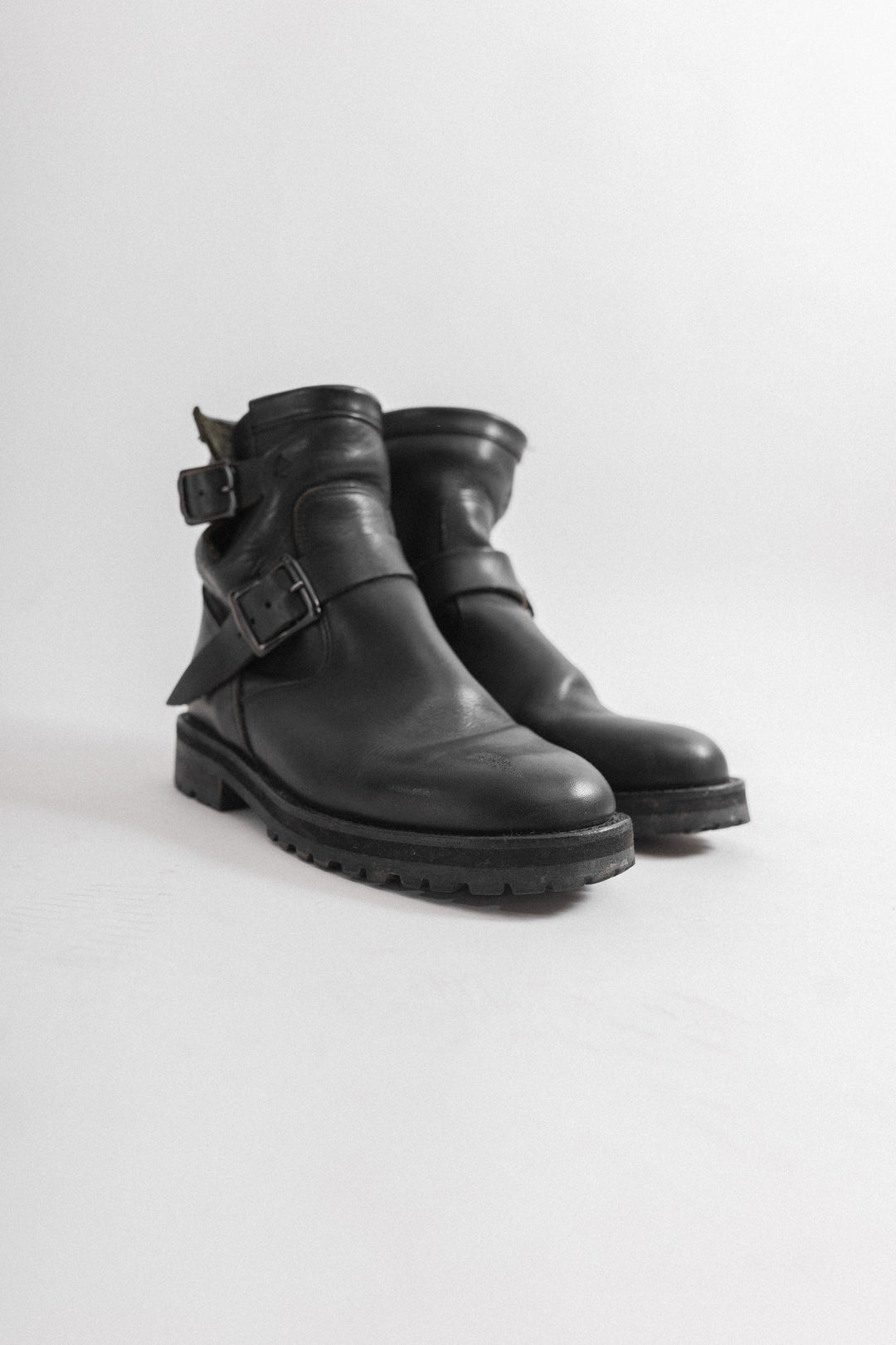 YOHJI YAMAMOTO - Lace-up leather boots – L'OBSCUR