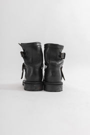 YOHJI YAMAMOTO Y’S - Leather buckled boots