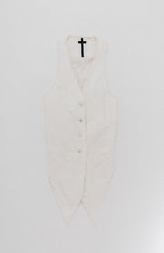 L.G.B - Frayed long waistcoat