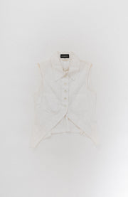 ANN DEMEULEMEESTER - A cut button up shirt (90's)