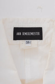 ANN DEMEULEMEESTER - A cut button up shirt (90's)