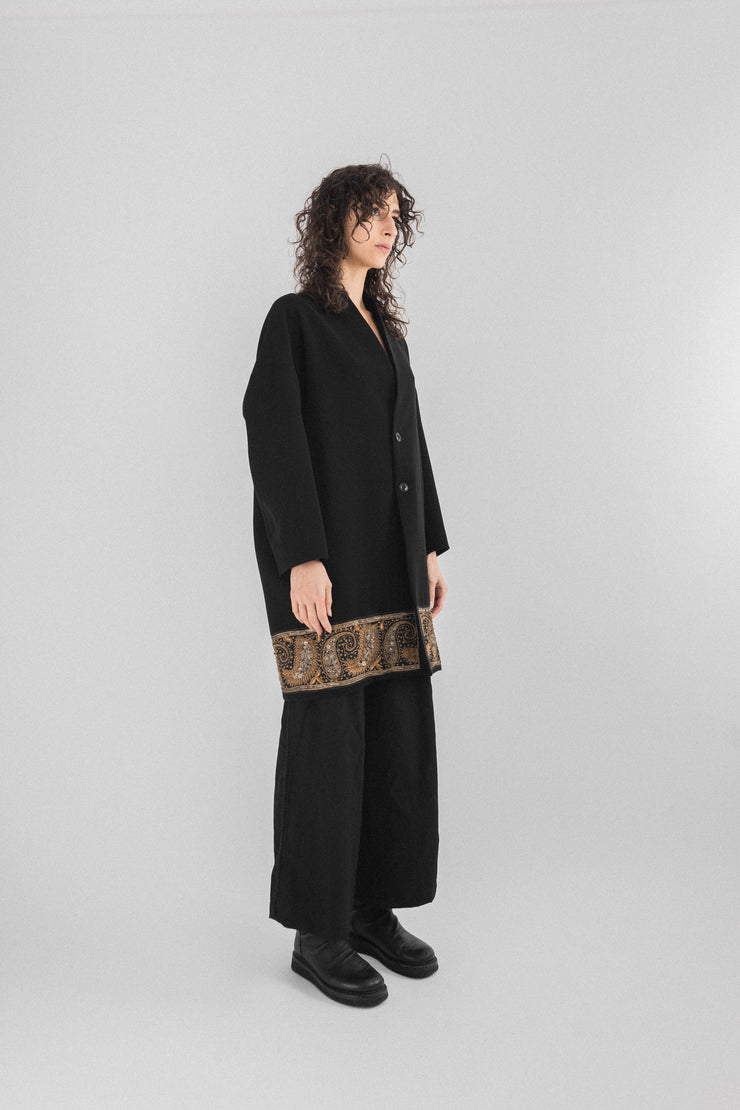 YOHJI YAMAMOTO Y’S - Takeshi Kosaka embroidered kimono coat