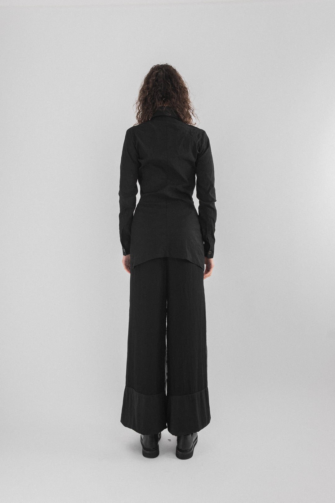 ANN DEMEULEMEESTER - Wrinkled long shirt (90's) – L'OBSCUR