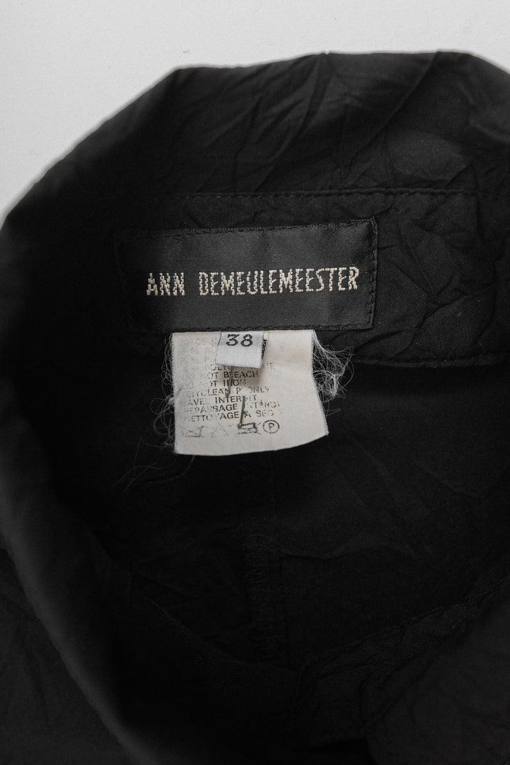 ANN DEMEULEMEESTER - Wrinkled long shirt (90’s)