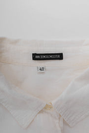 ANN DEMEULEMEESTER - White cotton shirt (late 90’s)