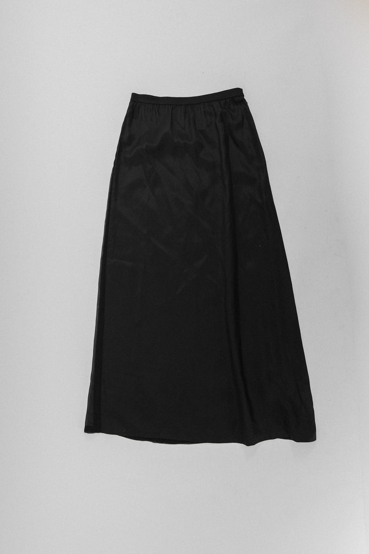 MARTIN MARGIELA - White label two fabrics long skirt (90’s)