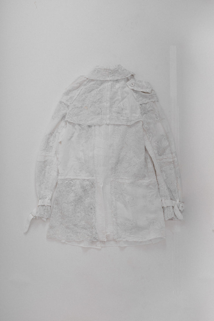 COMME DES GARÇONS - Tao Kurihara white lace jacket