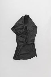 RICK OWENS - FW10 GLEAM Leather wrap top