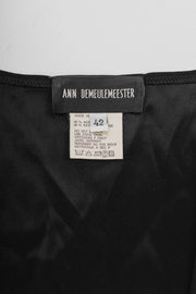 ANN DEMEULEMEESTER - FW97 Plunging neck belt dress (runway)