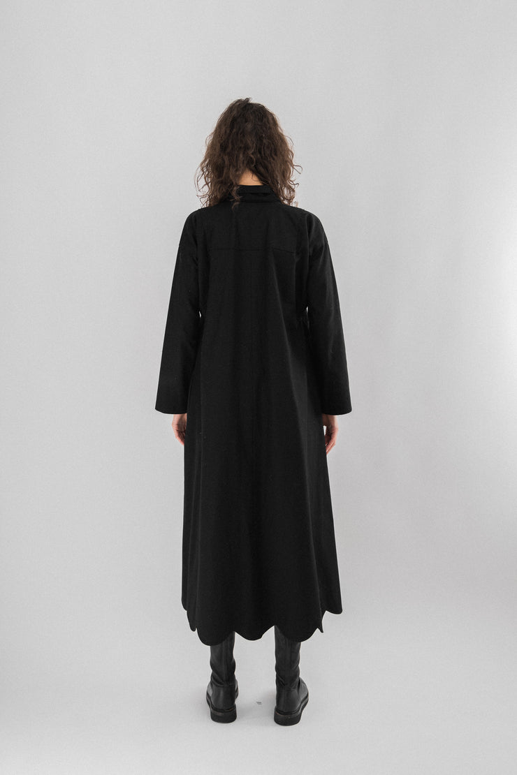 YOHJI YAMAMOTO - SS93 Long coat with rounded edges