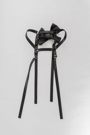 NOIR KEI NINOMIYA - Faux leather bow harness