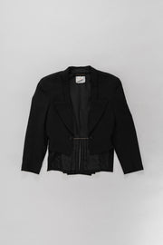 COMME DES GARCONS - 1988 Tailored jacket with a chain closure