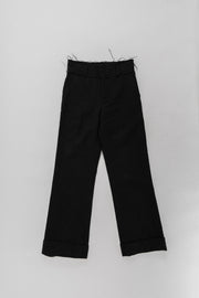 JUNYA WATANABE - FW03 Wool pants with raw edges (runway)