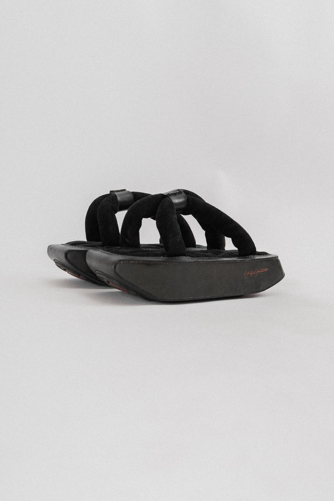 YOHJI YAMAMOTO SS04 Adidas Geisha platform sandals (runway
