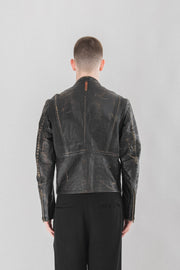 ISAAC SELLAM - Rider lamb leather jacket