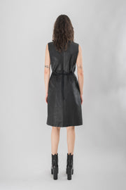 MARTIN MARGIELA - Line 6 Leather dress (90's)