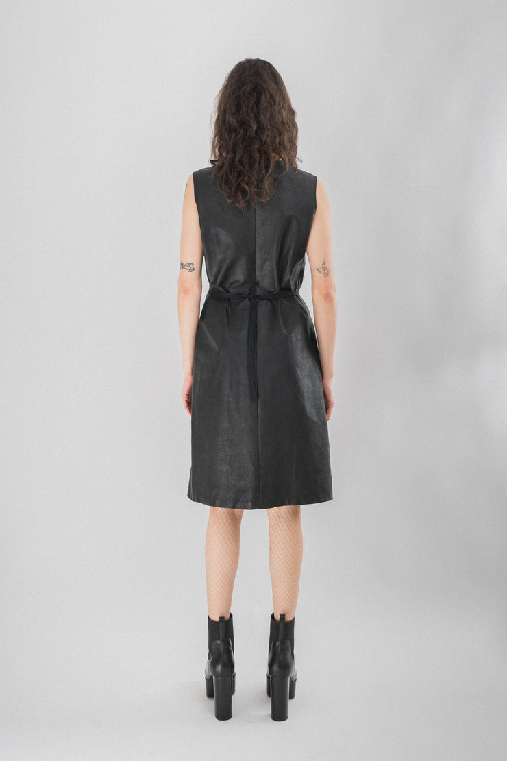 MARTIN MARGIELA - Line 6 Leather dress (90&