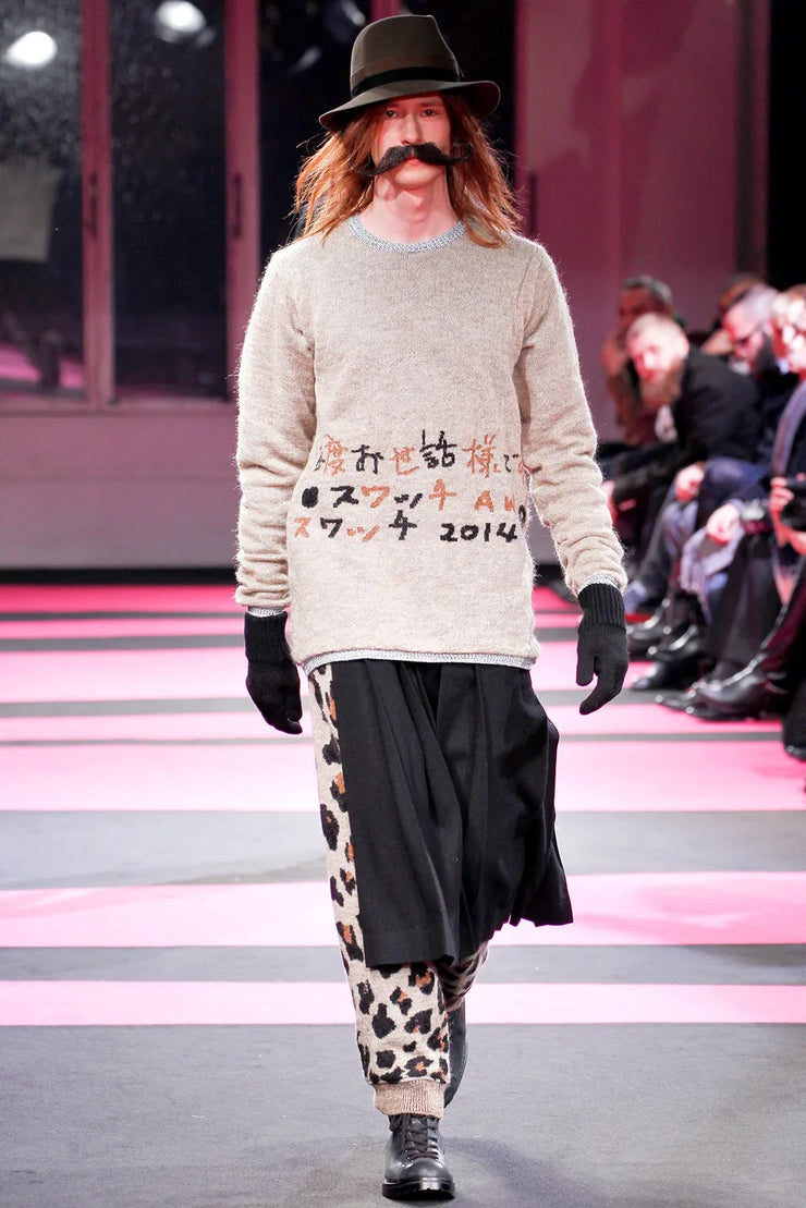 YOHJI YAMAMOTO POUR HOMME - FW13 Mohair knitted sweater YOHJI YAMAMOTO POUR HOMME - FW13 Mohair knitted sweater