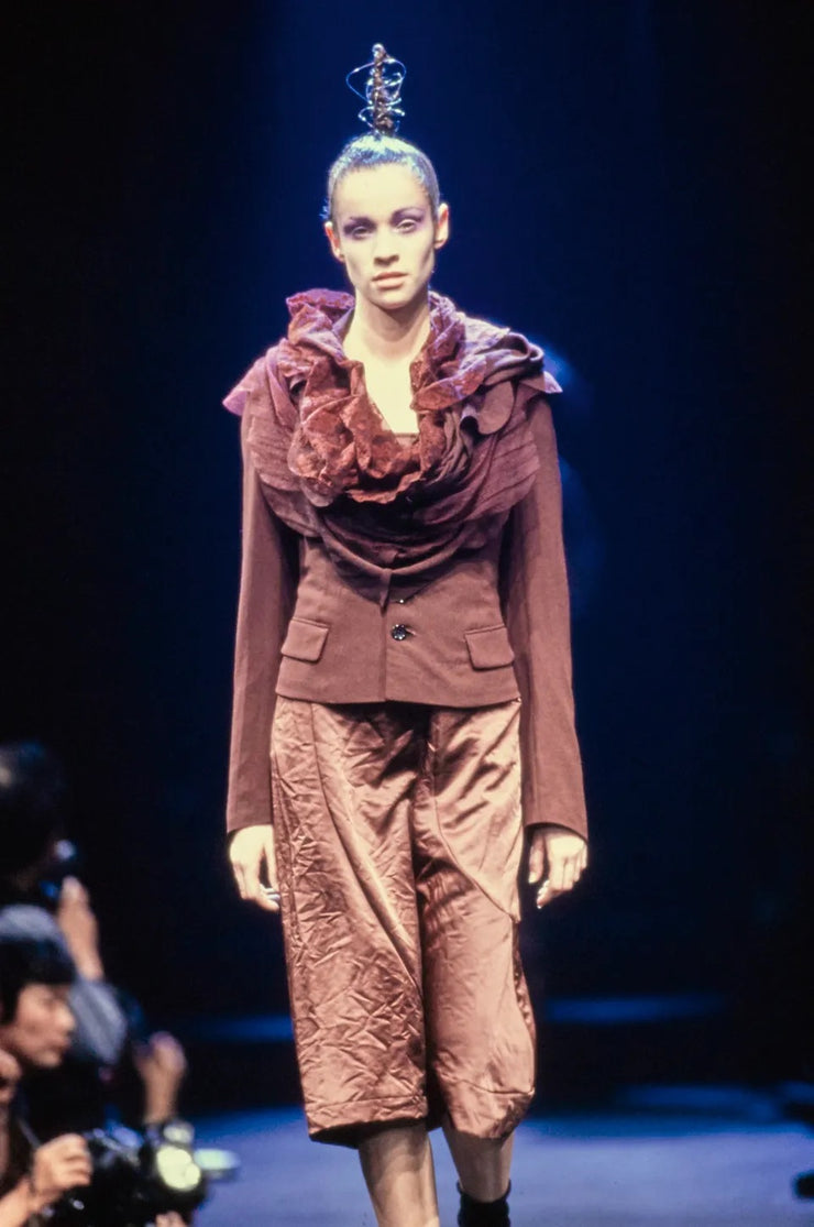 COMME DES GARCONS - FW1995 Rose layered jacket (runway)