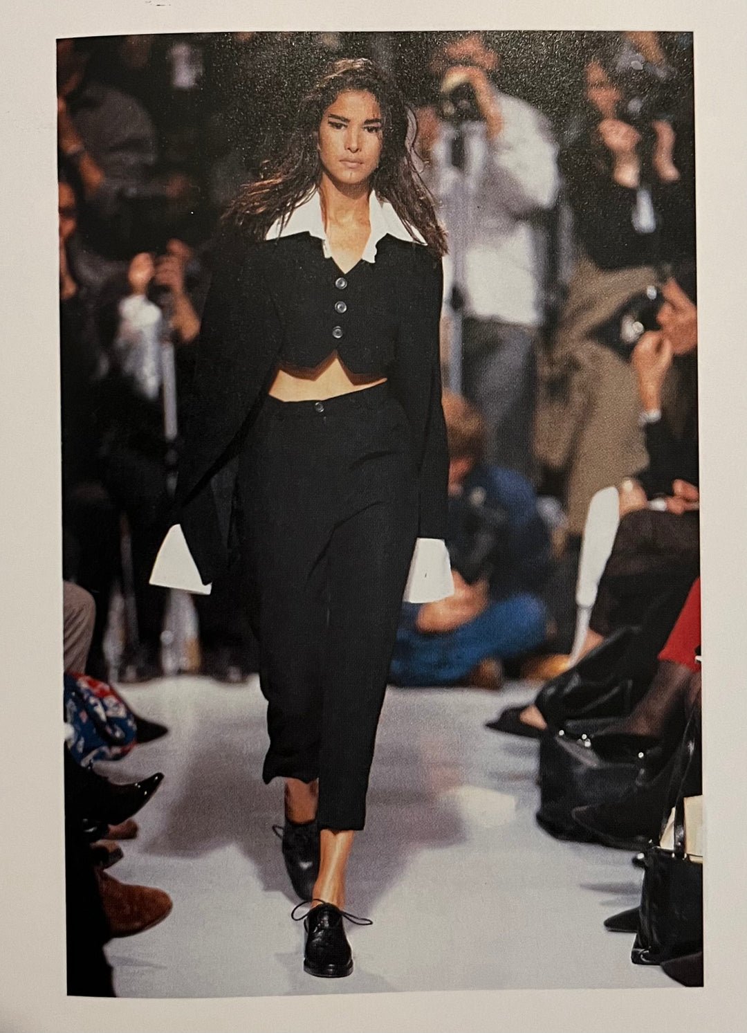 ANN DEMEULEMEESTER - SS93 Cropped vest (runway) – L'OBSCUR