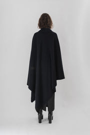 YOHJI YAMAMOTO - FW05 Asymmetrical wool cloak